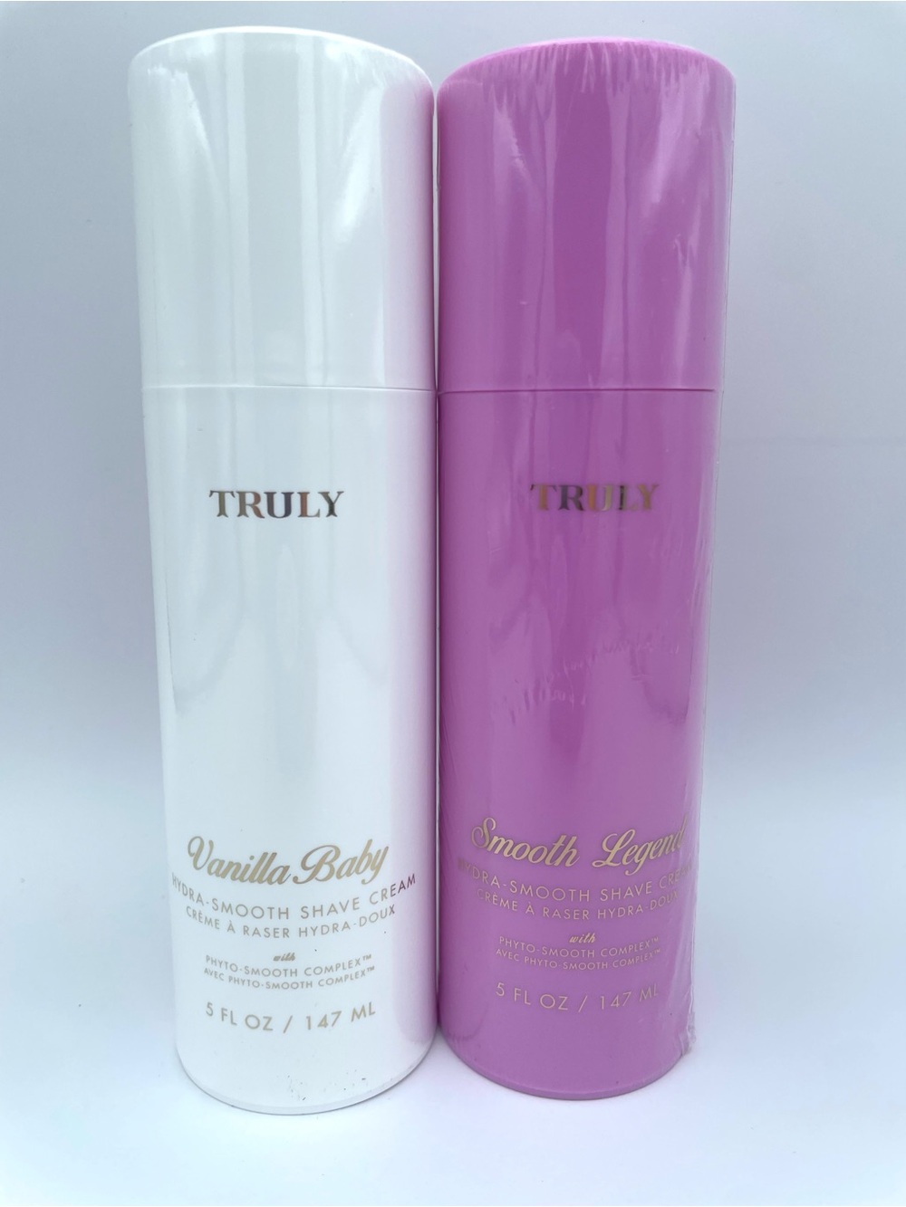 TRULY Vanilla Baby & Smooth Legend Hydra-Smooth Shave Creams